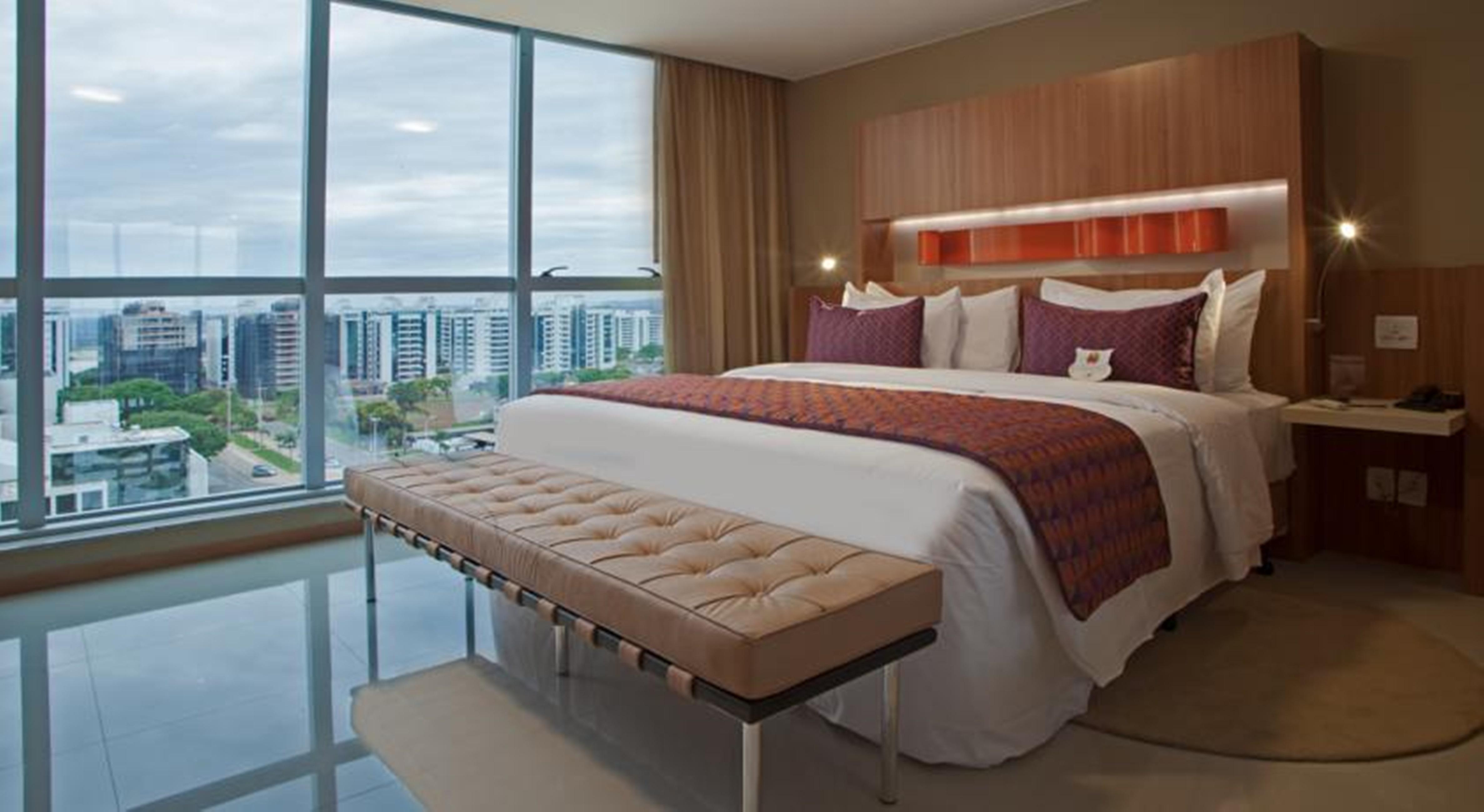 Jade Hotel Brasilia Candangolandia Zewnętrze zdjęcie A bedroom at the JW Marriott Hotel Bogotá